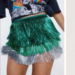 Taylor swift eras tour nasty gal tinsel skirt